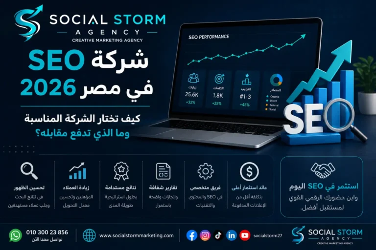 شركة SEO في مصر 2026 | كيف تختار الشركة المناسبة؟